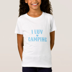 Kinder T-shirt I Luv Camping