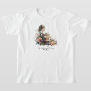 Kinder T-Shirt lezen