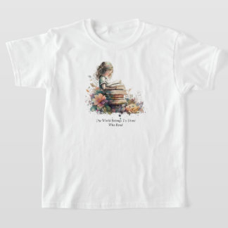 Kinder T-Shirt lezen