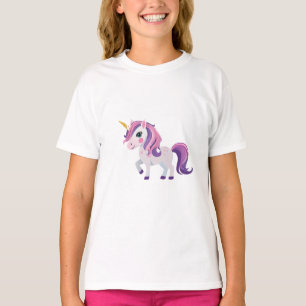 Kinder T-shirt met een eenhoorn print