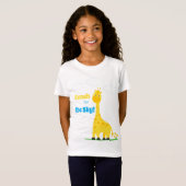 Kinder T-shirt met een leuk giraffe (Voorkant volledig)