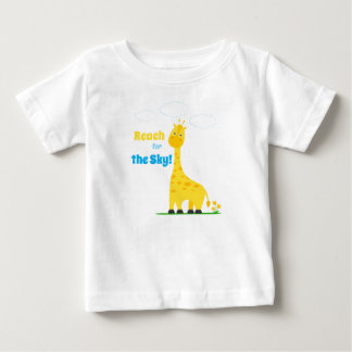 Kinder T-shirt met een leuk giraffe