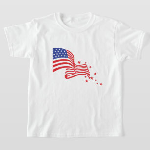Kinder T-shirt met patriottische taart