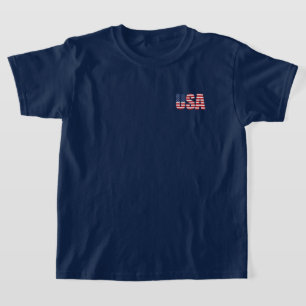 Kinder T-shirt met patriottische taart