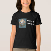 Kinder t-shirt met vredessymbool (Voorkant)