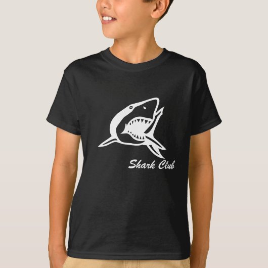 Kinder T-shirt Shark Club (Voorkant)