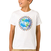 Kinder T-Shirt voor de Vrede - Kinderen die het We