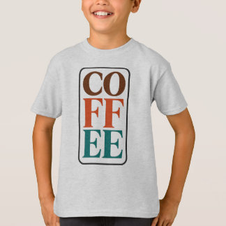 Kinder T-shirt voor koffieliefhebbers Koffiecadeau