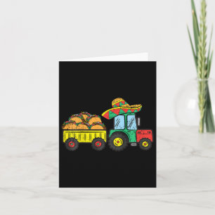 Kinder taco tractor Cinco de Mayo Mexicaanse eten Kaart