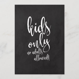 Kinder tafel Betaalbare Chalkcoard Weddenschap Kaart