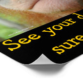 Kinder tandheelkundige kindertandarts poster (Hoek)