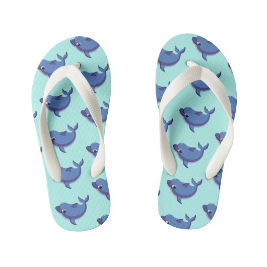 Kinder Teenslippers Dolphin (Voetbed)
