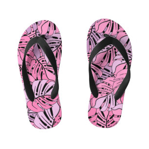 Kinder Teenslippers — Tropische bladeren
