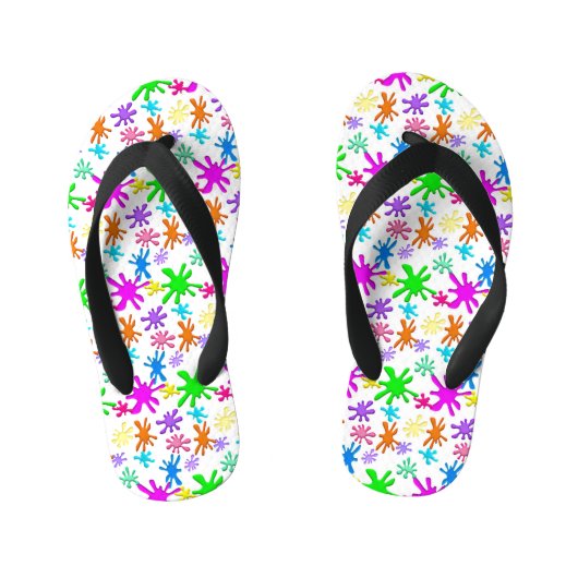 Kinder Teenslippers voor aangepaste verfsplaat (Voetbed)