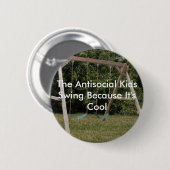 Kinder tekening ronde button 5,7 cm (Voorkant /achterkant)