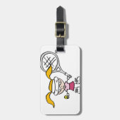 Kinder tennis bagagelabel (Voorkant verticaal)