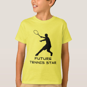 Kinder tennis draag T-shirt met motivatie prijso