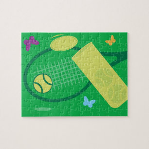 Kinder tennis puzzel
