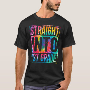 Kinder terug naar school stropdas verf direct in 1 t-shirt