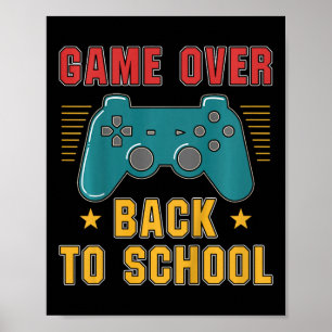 Kinder Terug naar School voor Jongens Gamer Fun Vi Poster