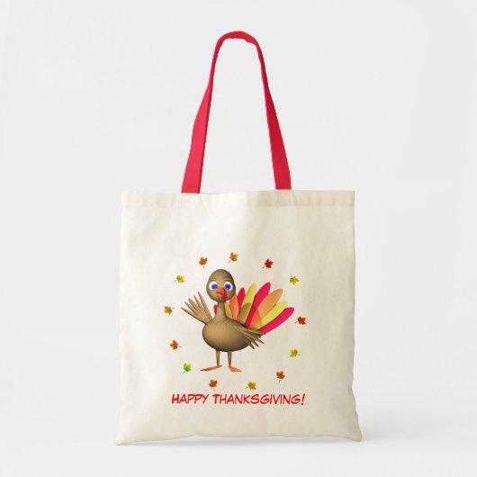 Kinder Thanksgiving Baby Turkije Tote Bag (Voorkant)
