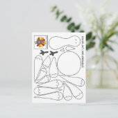 Kinder Thanksgiving Briefkaart (Staand voorkant)