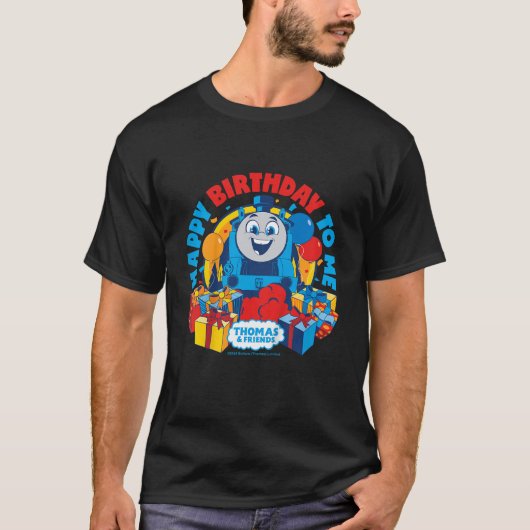 Kinder Thomas vrienden Thomas Happy Birthday voor  T-shirt (Voorkant)