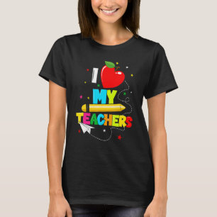 Kinder Tiener Afstuderen Ik hoor mijn leraren graa T-shirt