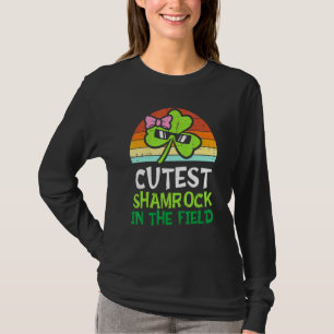 Kinder Toddler Girls St Patricks Day Cutest Shamro T-shirt