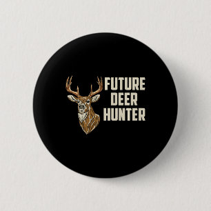 Kinder Toekomstige Hertenjager Daddy's Hunting Bud Ronde Button 5,7 Cm