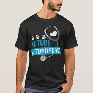 Kinder Toekomstige Veterinaire Gift Vet Costume Ki T-shirt
