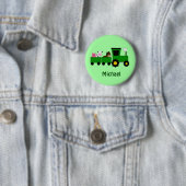 Kinder Tractor Verjaardagsgunst Button (In situ)