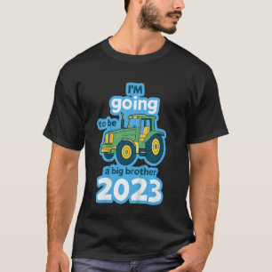 Kinder Traktor ik word een grote broer 2023 T-shirt