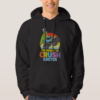 Kinder Trex Monster Truck klaar om paasstralen te Hoodie