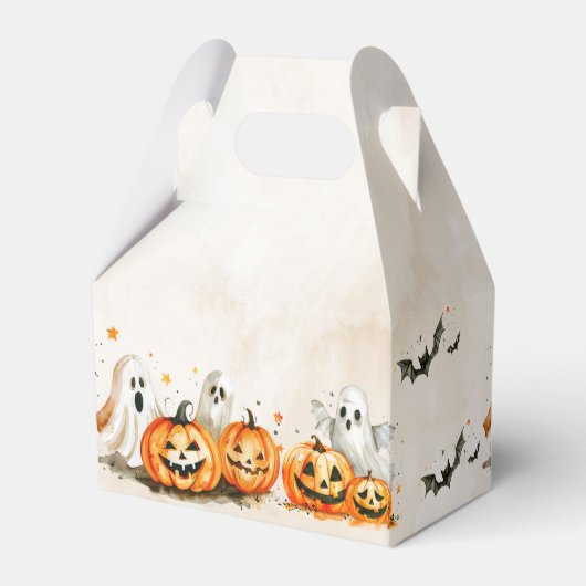 Kinder Trick or treat Halloween Verjaardagsgunst B Bedankdoosjes (Achterkant)