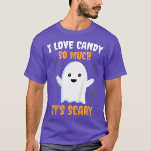 Kinder Trick or treat Snoep Cute Ghost Boys Girls T-shirt