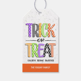 Kinder Trick or treat van Halloween Gift Labels Cadeaulabel
