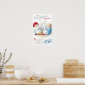 Kinder Tug over de  Thanksgiving van Giant Wishbon Poster (Keuken)