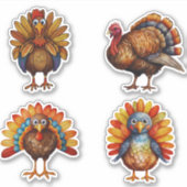 Kinder Turkije Gepersonaliseerde Stickers (Voorkant)