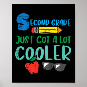 Kinder tweede klas kreeg net koeler 2e eerste dag poster