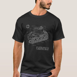 Kinder Tweede Wereldoorlog Duitse Flakpanzer IV 4 T-shirt