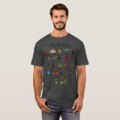 Kinder types van insecteninsectenidentificatie t-shirt (Voorkant volledig)