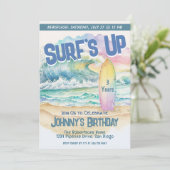 Kinder uitnodiging tot het indienen van een Surf v (Staand voorkant)