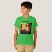 Kinder Unisex Laten we het T-shirt uithangen (Voorkant volledig)