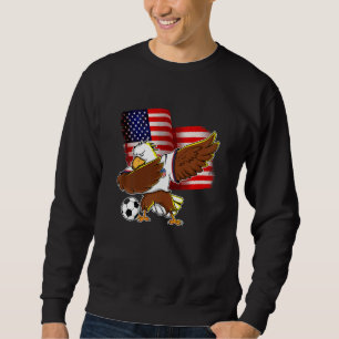 Kinder USA Voetbal Kinder Dabbing Amerikaanse Eagl Trui