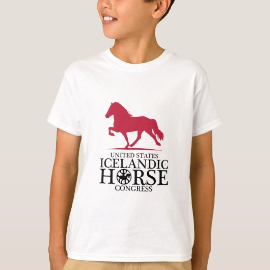 Kinder USIHC-korte hoes T-shirt (Voorkant)