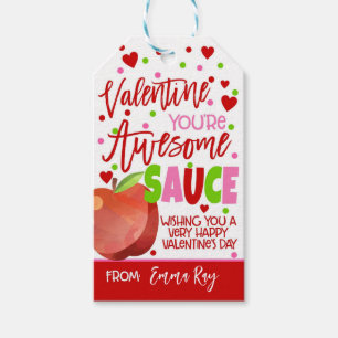 Kinder Valentijn Favor Tag Cadeaulabel