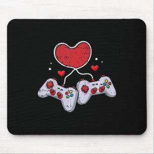 Kinder Valentijnsdag van het Hart Video-Game Contr Muismat