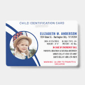 Kinder Veiligheid Identificatie Moderne Aangepaste Badge (Voorzijde)