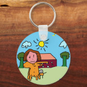 Kinder verf sleutelhanger (Voorkant)